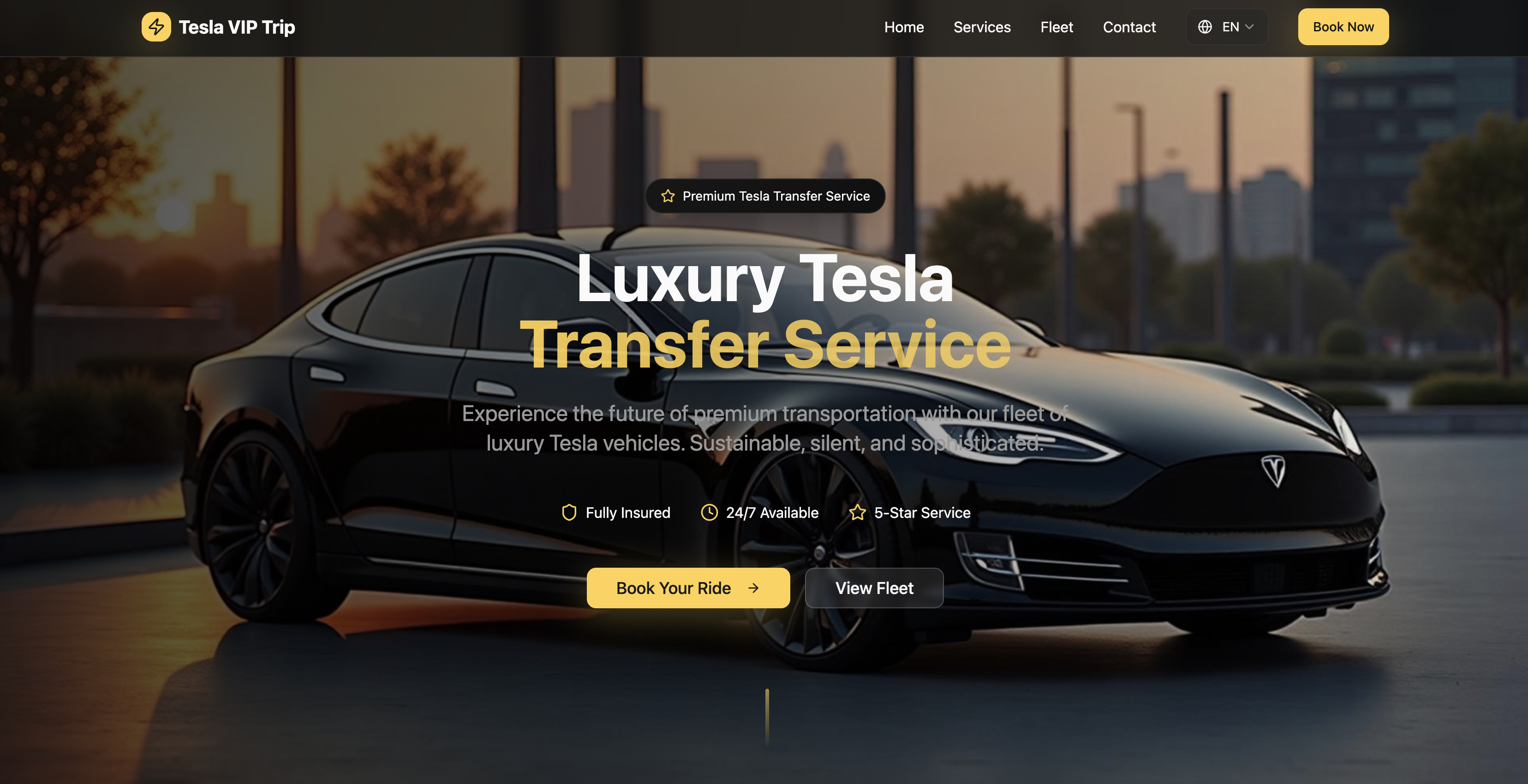 Tesla VIP Trip (AI FullStack)